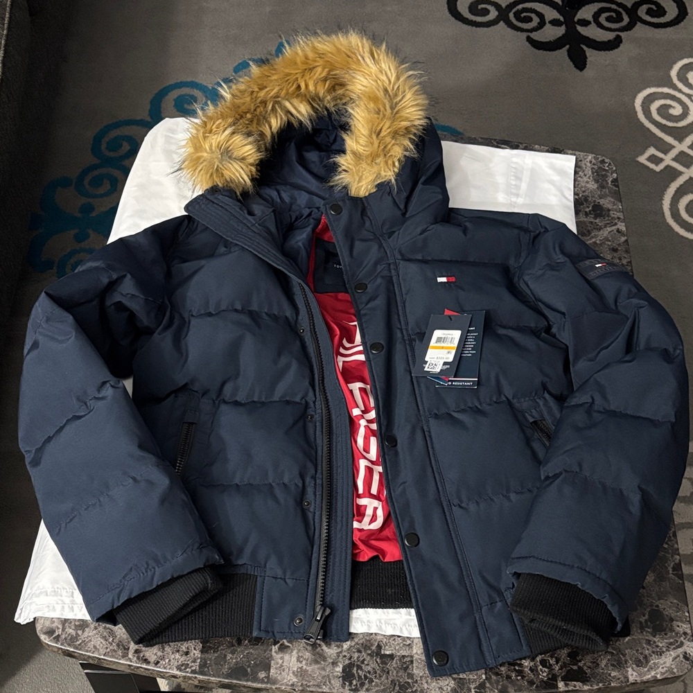 Tommy Hilfiger Dark Blue Jacket with Tags - Picture 1 of 7